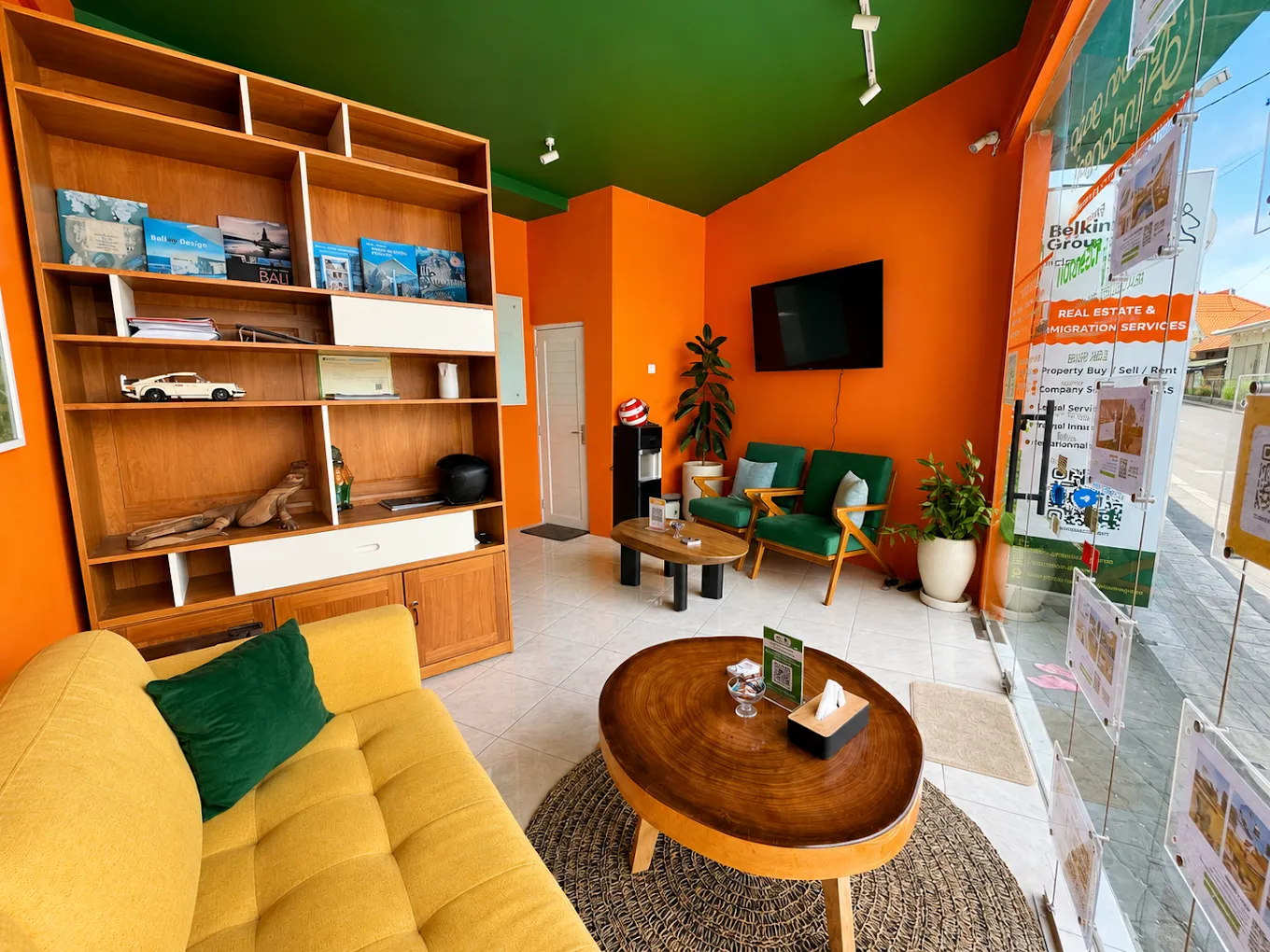 Interior of the Belkin Group Indonesia office in Canggu