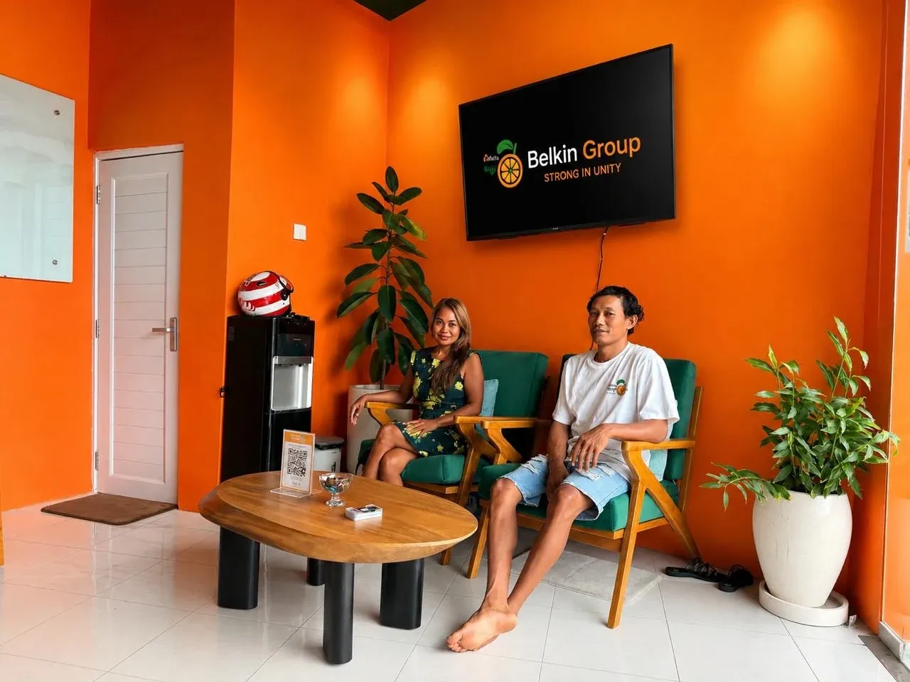 Belkin Group Indonesia staff in the Canggu office reception
